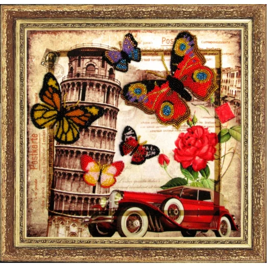 БФ-112 Привет из Италии. Набор для вышивки бисером Батерфляй