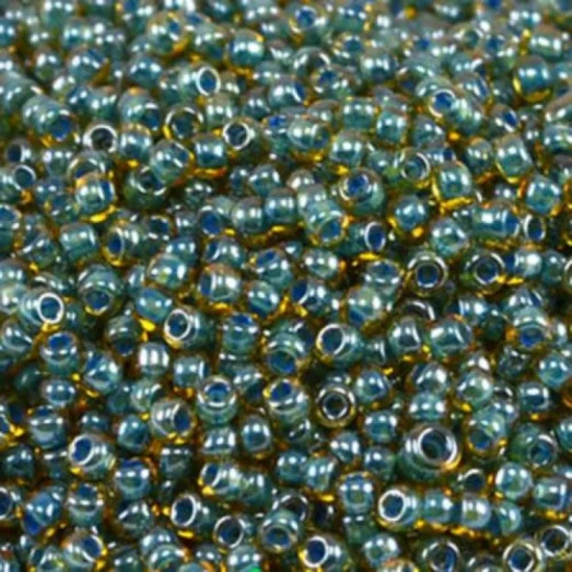 11337 Светлый топазовый с внутренним синим окрасом, прозрачный Бисер Preciosa