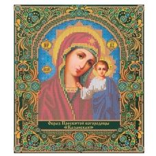 МИКА-0080 (А4) Пресвятая Богородица Казанская. Схема для вышивки бисером
