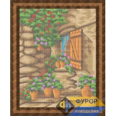 ФР-ПБп3-075 Цветущая стена. Схема для вышивки бисером ТМ Фурор