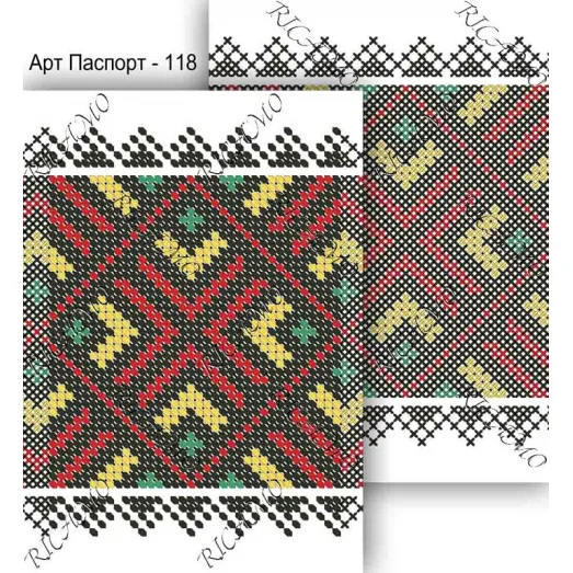 ОП_012 Обложка на паспорт для вышивки ТМ Virena