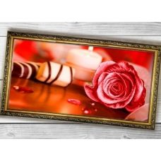 ВА-3060011 Розовая роза. Схема для вышивки бисером БисерАрт