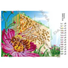 ДАНА-2318 Пчела. Схема для вышивки бисером