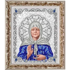 ЖС-4014 Матрона Московская в жемчуге. Схема для вышивки бисером Благовест