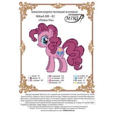 МИКА-ВФ-082 Схема на флизелине Pinkie Pie