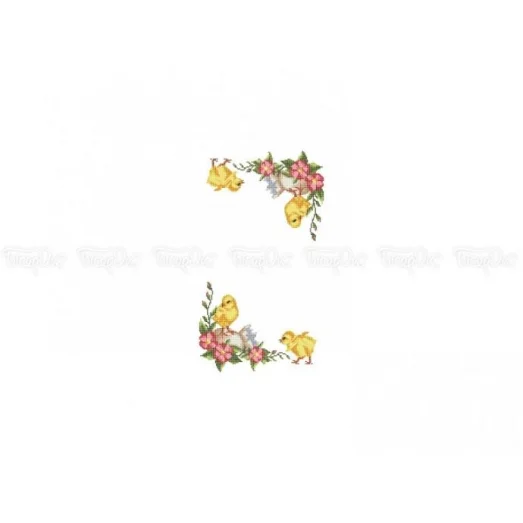 Р-428 Рушник пасхальный Схема для вышивки бисером Бисерок