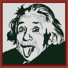 НИК-1219 Альберт Эйнштейн. Схема для вышивки бисером Конек ТМ