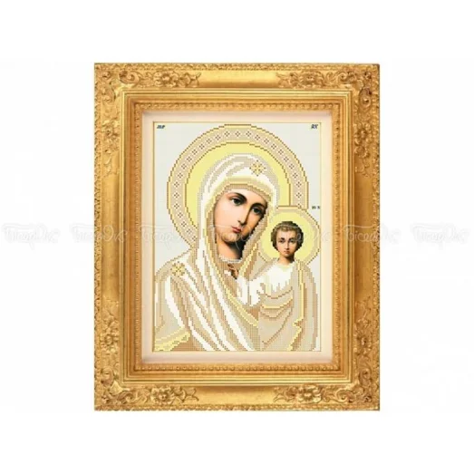 ЧВ-3114 МБ Казанская (золото). Схема для вышивки бисером. Бисерок