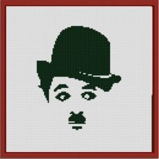 НИК-1224 Чарли Чаплин. Схема для вышивки бисером Конек ТМ