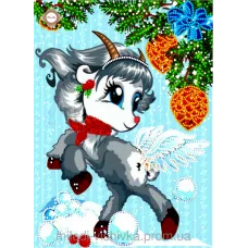 СЛ-4099 Удивительная козочка. Схема для вышивки бисером ТМ Миледи