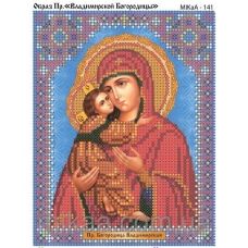 МИКА-0141 (А5) Пресвятая Богородица Владимирская. Схема для вышивки бисером