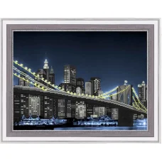 К-3502 Ночной город. Схема для вышивки бисером Благовест