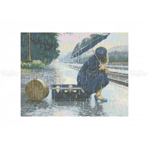 ЧВ-6056 (40*45) Плохая погода. Схема для вышивки бисером. Бисерок