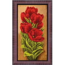 К-3551 Тюльпаны. Схема для вышивки бисером Благовест