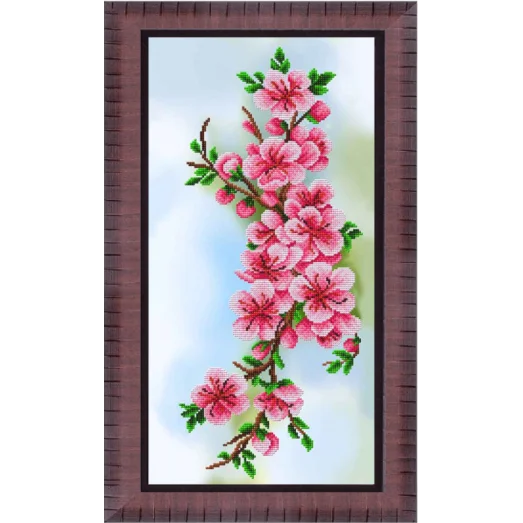 К-3556 Нежные цветочки. Схема для вышивки бисером Благовест