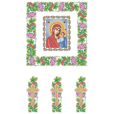 Х-007 Хоругвь. Схема для вышивки бисером ТМ Княгиня Ольга