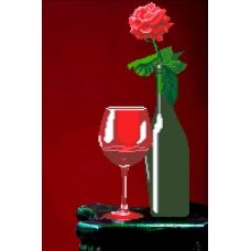 СКВ-176 Роза и вино. Схема для вышивки бисером. Княгиня Ольга