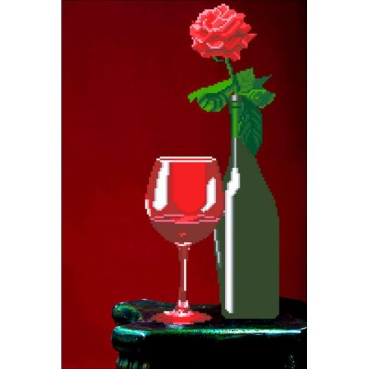 СКВ-176 Роза и вино. Схема для вышивки бисером. Княгиня Ольга
