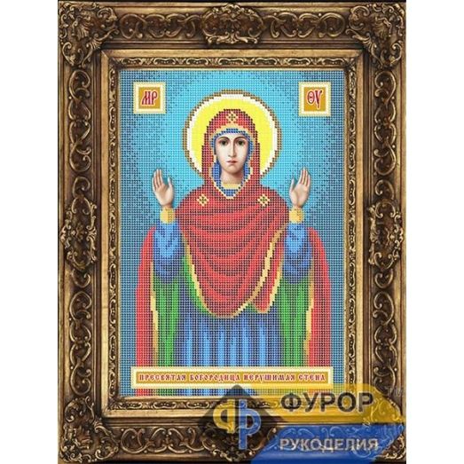 ФР-ИБ4-154-1 Пресвятая Богородица Нерушимая Стена. Схема для вышивки бисером ТМ Фурор