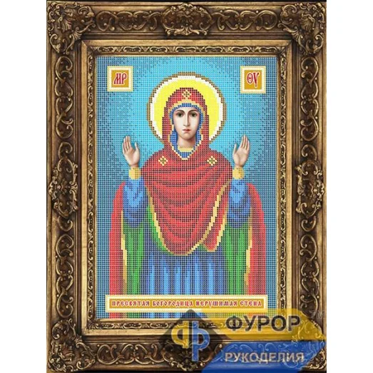 ФР-ИБ4-154-1 Пресвятая Богородица Нерушимая Стена. Схема для вышивки бисером ТМ Фурор