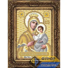 ФР-ИБ5-107-2 Образ Пресвятой Богородицы Скоропослушницы (золото). Схема для вышивки бисером ТМ Фурор