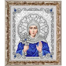ЖС-4009 Святая Ксения в жемчуге. Схема для вышивки бисером Благовест