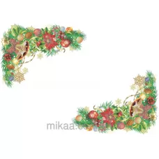 МИКА-0148 (А3) Новогодняя салфетка №1. Схема для вышивки бисером