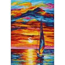 МИКА-0158 (А3) Закат. Схема для вышивки бисером