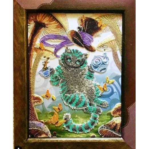 СЛ-3341 Once upon a time in a Wonderland. Схема для вышивки бисером ТМ Миледи