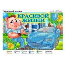 ЮМА-5267а Красивой жизни. Схема для вышивки