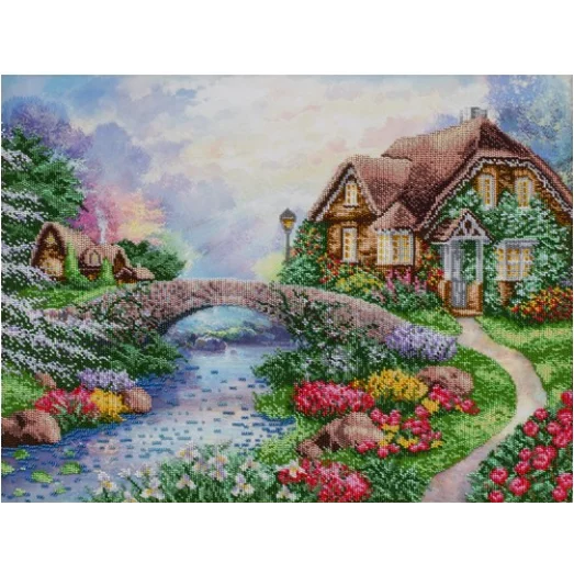 Т-1277 Дом мечты. Схема для вышивки бисером. ТМ ВДВ