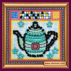 АММ-012 Бирюзовый чайник. Набор для вышивки бисером Абрис Арт