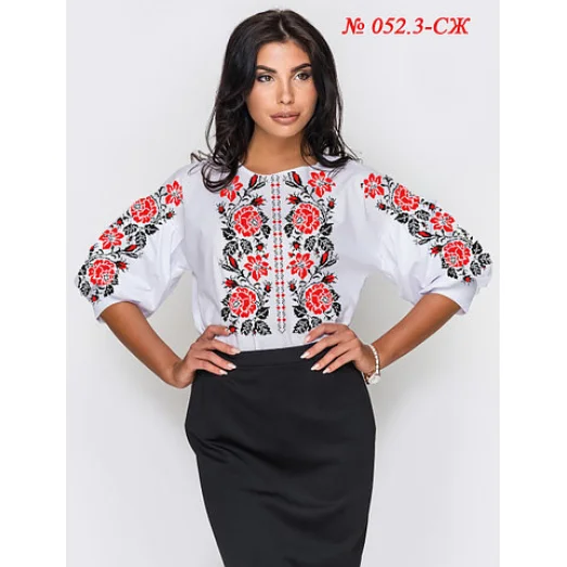 СЖ-052.3 Заготовка женской сорочки Украиночка