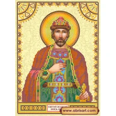 АСК-007 Святой Игорь. Схема для вышивки бисером на холсте Абрис Арт