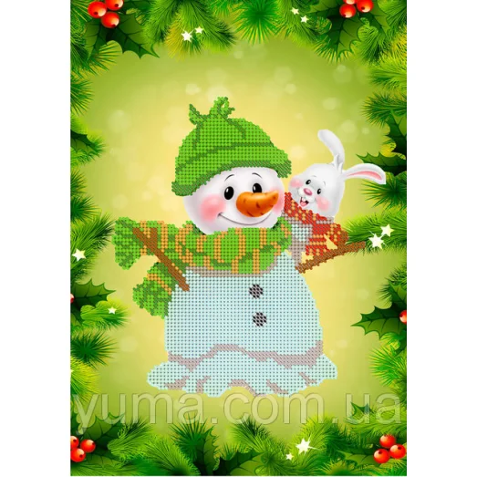ЮМА-4494 Позитив. Схема для вышивки бисером