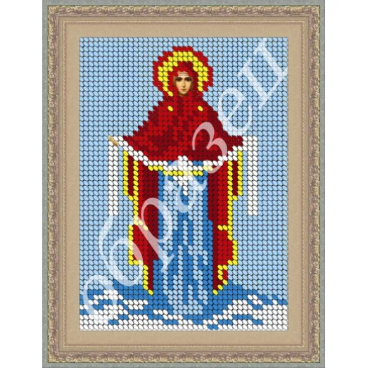 М-013 Покров Пресвятой Богородицы. Схема для вышивки бисером. ТМ Фея Вышивки