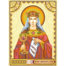 АСК-027 Святая Варвара. Схема для вышивки бисером на холсте Абрис Арт
