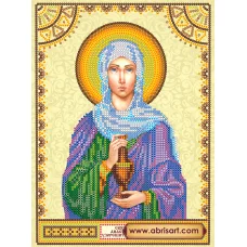 АСК-029 Святая Анастасия. Схема для вышивки бисером на холсте Абрис Арт