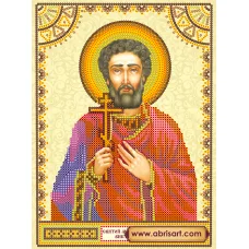 АСК-031 Святой Виктор. Схема для вышивки бисером на холсте Абрис Арт