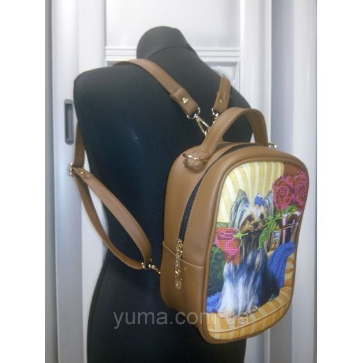 М1С12 (цвет) Сумка-рюкзак для вышивки бисером. ТМ ЮМА