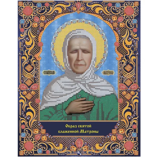 МИКА-0214 (А4) Святая Матрона. Схема для вышивки бисером