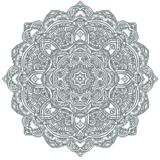 ВКД-45 Мандала. Схема для вышивки бисером. Княгиня Ольга