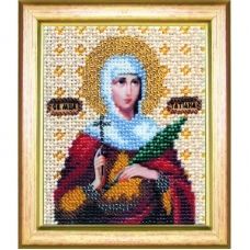 Б-1029 Икона святая мученица Татьяна. Набор для вышивки бисером Чаривна Мить