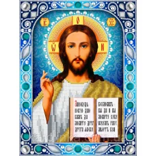 НКИ-4001/1(Б) Господь Вседержитель. Набор для вышивки камнями и бисером. ТМ Каролинка