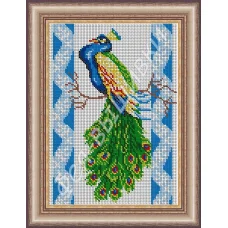 АП-137 Павлин. Схема для вышивки бисером. ТМ Фея Вышивки