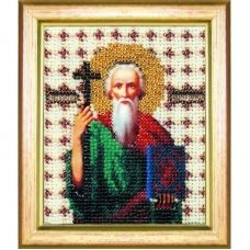 Б-1031 Икона святой апостол Андрей Первозванный. Набор для вышивки бисером Чаривна Мить