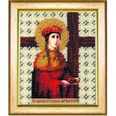 Б-1033 Икона святая равноапостольная царица Елена. Набор для вышивки бисером Чаривна Мить