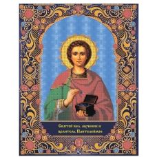 МИКА-0209 (А4) Св. Великомученика и целителя Пантелеймона. Схема для вышивки бисером