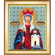 Б-1041 Икона святая мученица Людмила. Набор для вышивки бисером Чаривна Мить