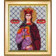 Б-1047 Икона святая мученица Ирина. Набор для вышивки бисером Чаривна Мить